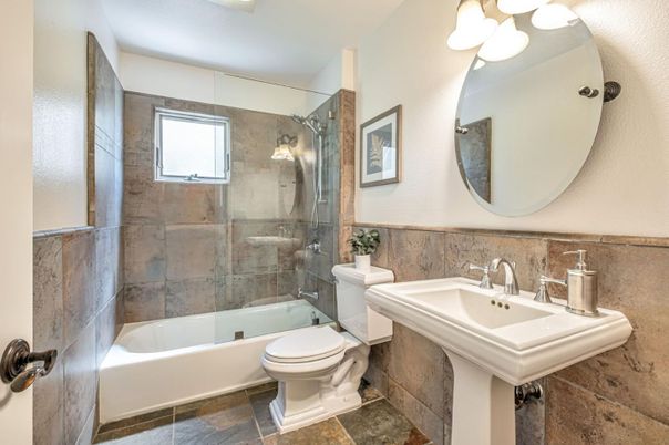 Bathroom, Glass Shower, Interior