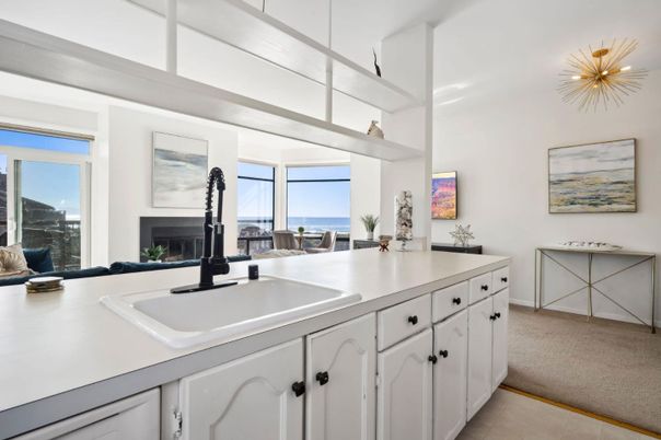 Fireplace, Interior, Kitchen, Water
