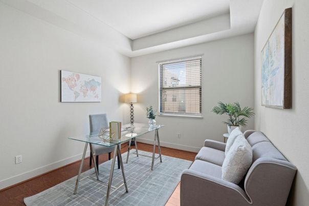 Home Office, Interior, Wood Texture Flooring