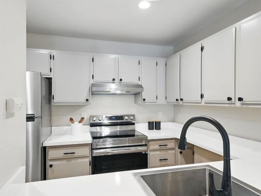 Interior, Kitchen, Recessed Lighting, Stainless Steel Appliances