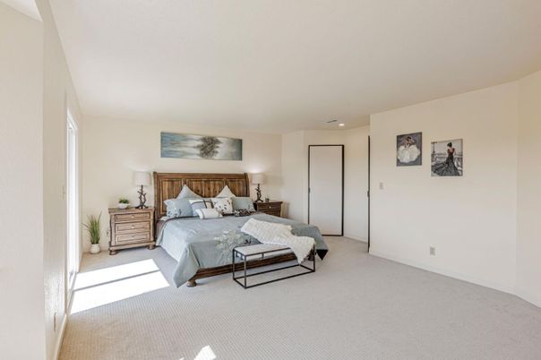 Bedroom, Interior, Recessed Lighting