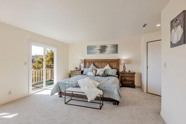 Bedroom, Interior, Recessed Lighting