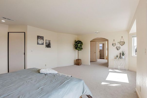 Bedroom, Interior, Recessed Lighting