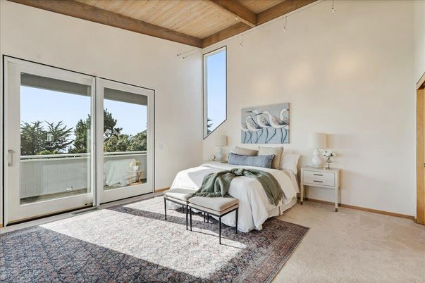 Bedroom, Interior, Wooden Beams, Wooden Ceilings