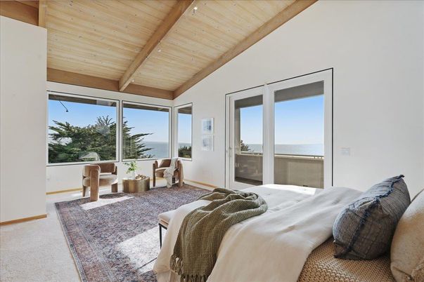 Bedroom, Interior, Water, Wooden Beams, Wooden Ceilings