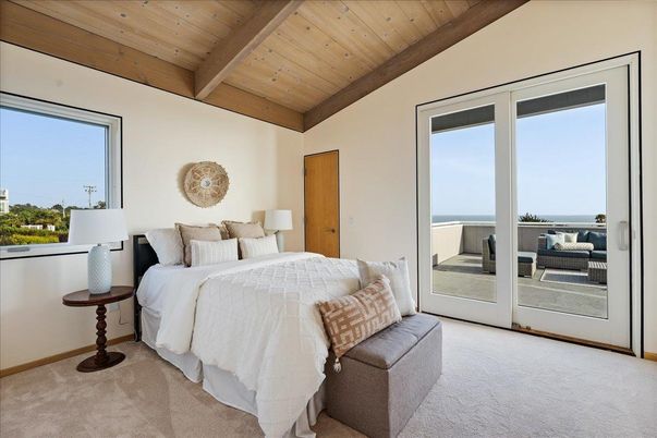 Bedroom, Interior, Water, Wooden Beams, Wooden Ceilings