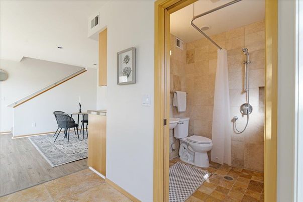 Bathroom, Interior, Wood Texture Flooring