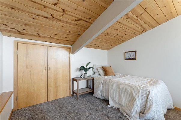Bedroom, Interior, Wooden Ceilings