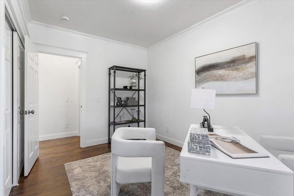 Home Office, Interior, Wood Texture Flooring