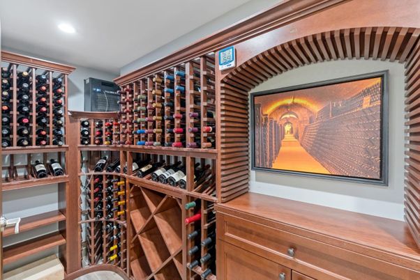 Interior, Recessed Lighting, Wine Storage