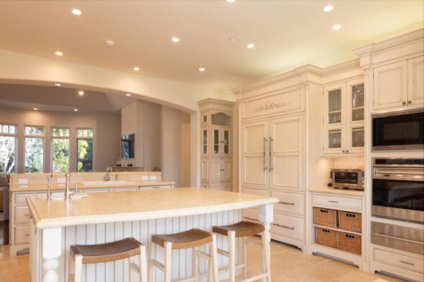 Interior, Kitchen, Recessed Lighting, Stainless Steel Appliances