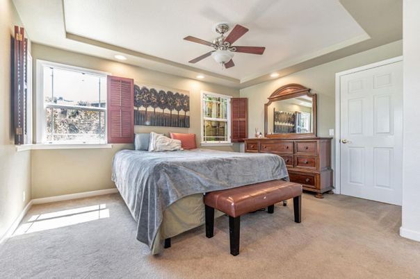 Bedroom, Interior, Recessed Lighting