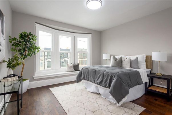 Bedroom, Interior, Wood Texture Flooring