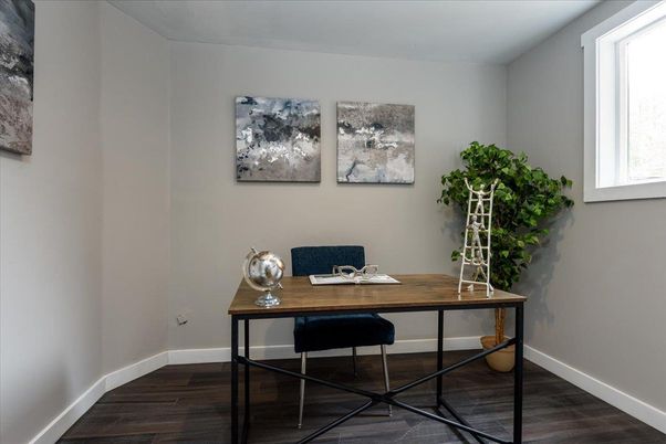 Home Office, Interior, Wood Texture Flooring