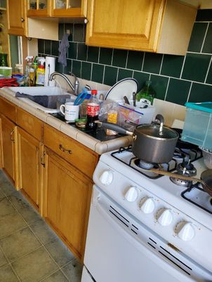 Interior, Kitchen, Tile Countertops