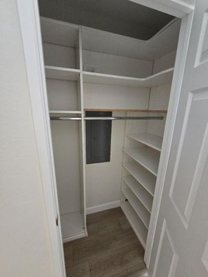 Interior, Walk-in Closets, Wood Texture Flooring