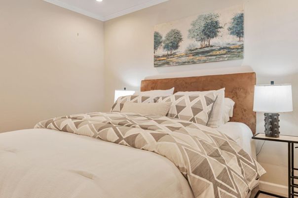 Bedroom, Interior, Recessed Lighting