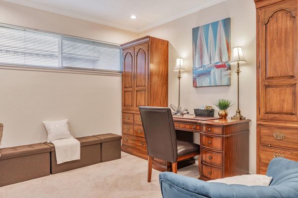 Home Office, Interior, Recessed Lighting