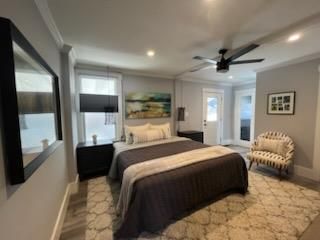 Bedroom, Interior, Recessed Lighting
