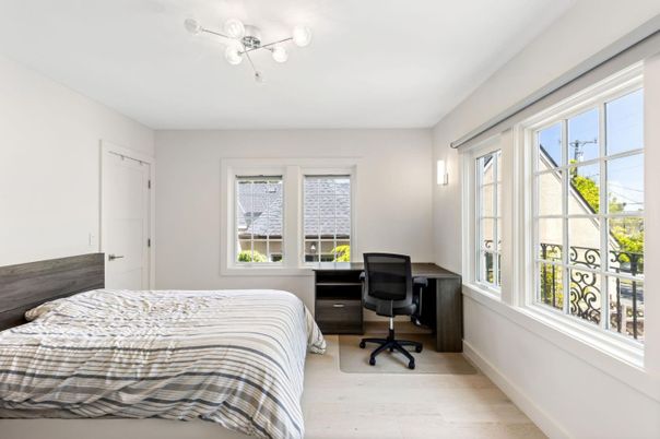 Bedroom, Home Office, Interior, Wood Texture Flooring