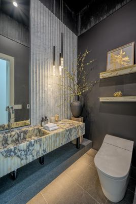 Bathroom, Interior, Recessed Lighting