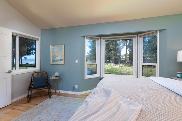 Bedroom, Interior, Water, Wood Texture Flooring