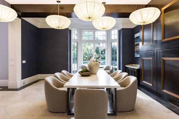 Dining room, Interior, Pendant Lights