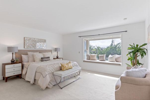 Bedroom, Interior, Recessed Lighting