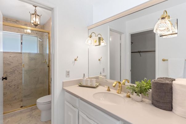 Bathroom, Glass Shower, Interior, Marble, Marble Walls