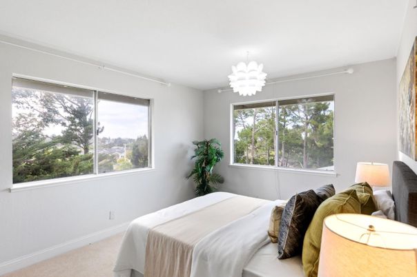 Bedroom, Chandelier, Interior
