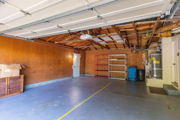 Garage, Interior, Wooden Beams, Wooden Walls