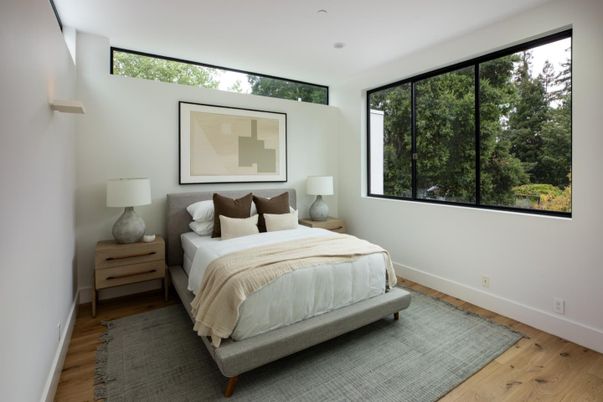 Bedroom, Interior, Wood Texture Flooring