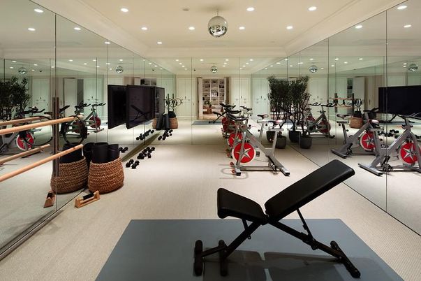 Fitness Equipment, Interior, Recessed Lighting