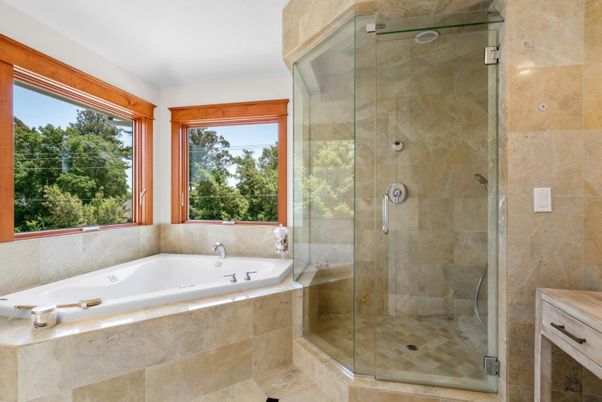 Bathroom, Glass Shower, Interior