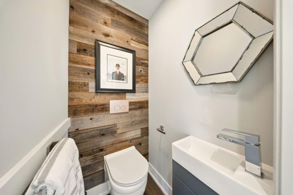 Bathroom, Interior, Wooden Walls
