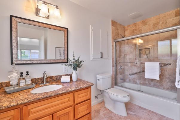 Bathroom, Glass Shower, Interior