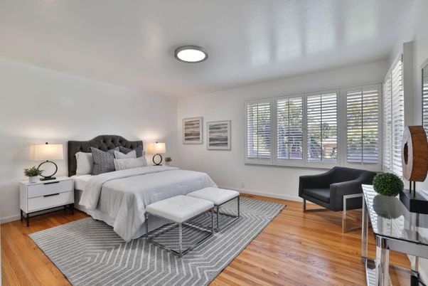 Bedroom, Interior, Wood Texture Flooring