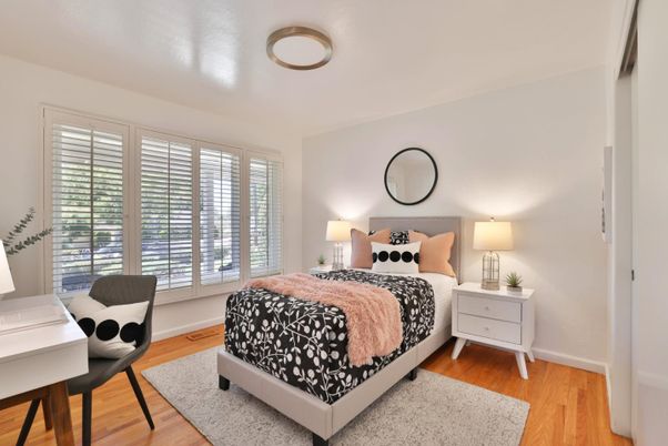 Bedroom, Home Office, Interior, Wood Texture Flooring