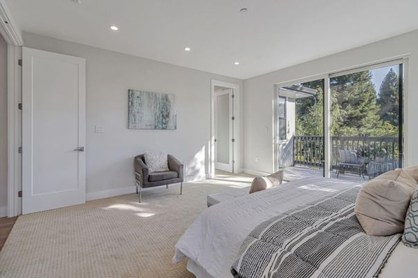 Bedroom, Interior, Recessed Lighting