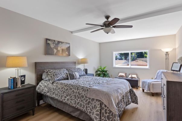 Bedroom, Interior, Wood Texture Flooring