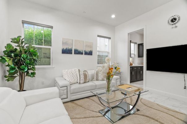 Interior, Living room, Marble, Recessed Lighting