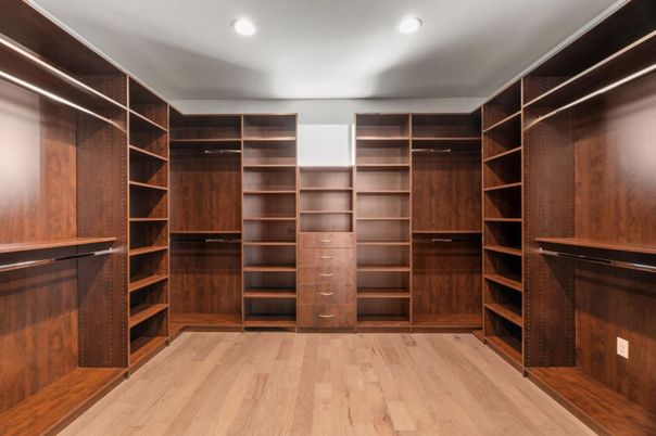 Interior, Recessed Lighting, Walk-in Closets, Wood Texture Flooring