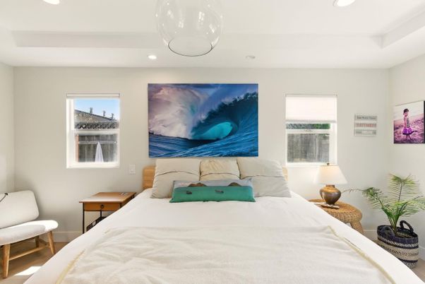 Bedroom, Interior, Recessed Lighting