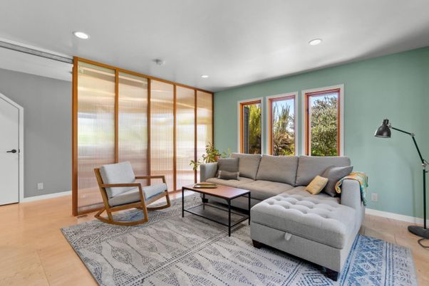 Interior, Living room, Recessed Lighting