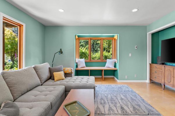Interior, Living room, Recessed Lighting