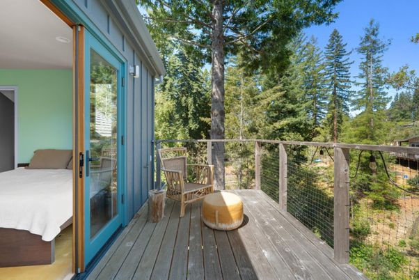 Exterior, Wood Texture Flooring
