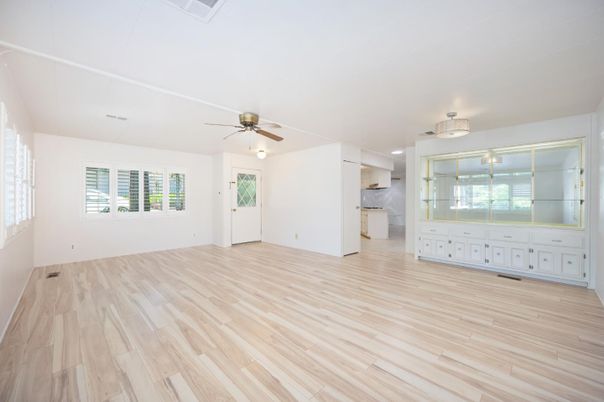 Empty room, Interior, Wood Texture Flooring