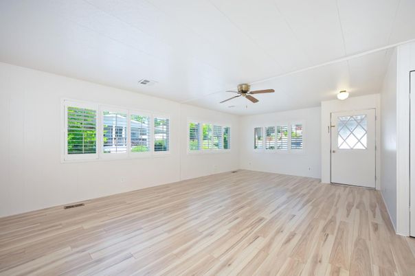 Empty room, Interior, Wood Texture Flooring