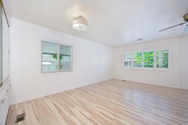 Empty room, Interior, Wood Texture Flooring