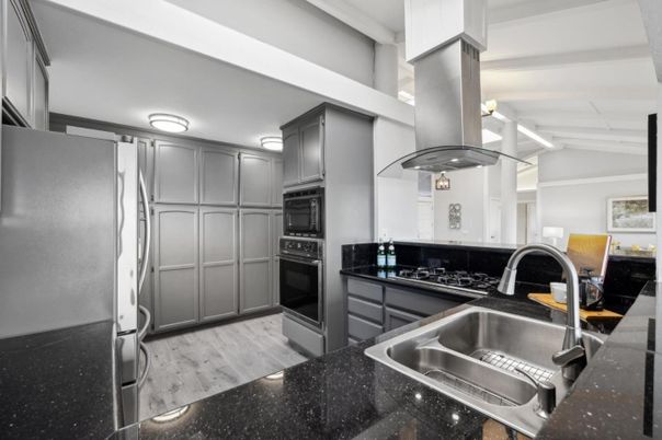 Interior, Kitchen, Wood Texture Flooring